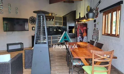 Sobrado com 3 dormitórios à venda, 223 m² - jardim paraíso - santo andré/sp