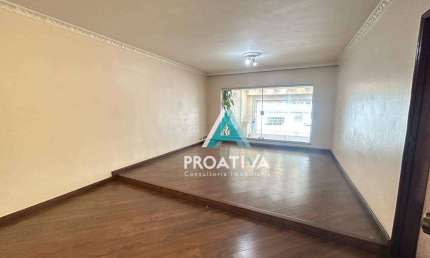 Sobrado com 3 dormitórios para alugar, 211 m² por R$ 5.577,00 - Campestre - Santo André/SP