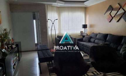 Sobrado com 4 dormitórios à venda, 360 m² por R$ 1.950.000,00 - Parque Jaçatuba - Santo André/SP