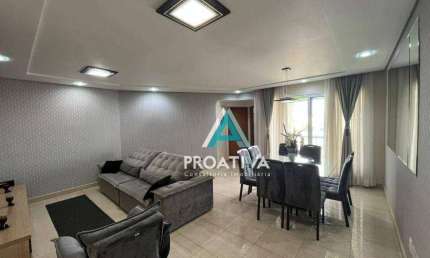 Apartamento com 3 dormitórios à venda, 124 m² - Parque das Nações - Santo André/SP