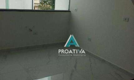 Cobertura com 2 dormitórios à venda, 90 m²  - Campestre - Santo André/SP
