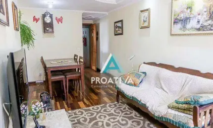 Apartamento com 3 dormitórios à venda, 75 m² - Vila Gilda - Santo André/SP