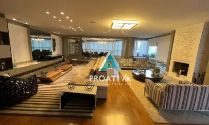 Apartamento à venda, 359 m² por r$ 4.250.000,01 - jardim - santo andré/sp