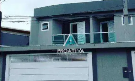 Sobrado com 2 dormitórios à venda, 110 m² - jardim santo alberto - santo andré/sp