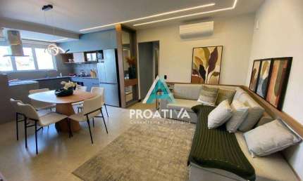Apartamento com 2 dormitórios à venda, 67 m² - Jardim - Santo André/SP