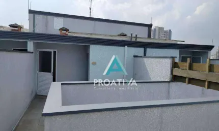 Cobertura com 2 dormitórios à venda, 120 m² por r$ 550.000,00 - vila pires - santo andré/sp