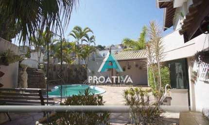 Casa com 5 dormitórios à venda, 438 m²  - Centro - Ribeirão Pires/SP