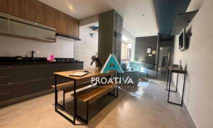 Apartamento com 1 dormitório à venda, 58 m² - Jardim Bela Vista - Santo André/SP