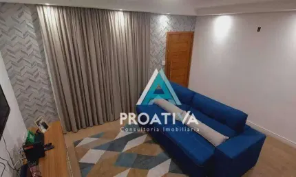 Sobrado com 3 dormitórios à venda, 175 m²- vila homero thon - santo andré/sp