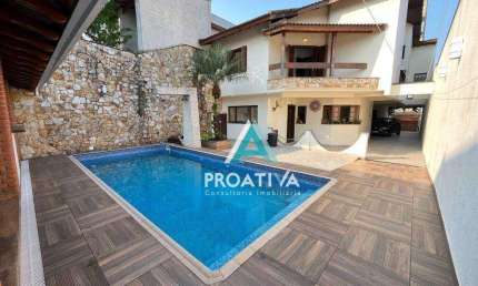 Sobrado com 4 dormitórios, 495 m² - venda por R$ 3.000.000,00 ou aluguel por R$ 23.417,00/mês - Campestre - Santo André/SP