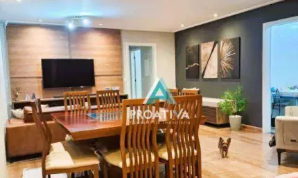 Apartamento com 3 dormitórios à venda, 130 m²- Vila Guiomar - Santo André/SP