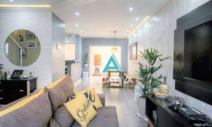 Sobrado com 3 dormitórios à venda, 118 m² por - Vila Homero Thon - Santo André/SP