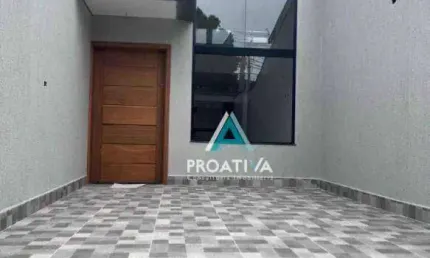 Casa com 3 dormitórios à venda, 168 m²  - utinga - santo andré/sp
