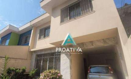 Sobrado com 3 dormitórios à venda, 162 m² - Jardim - Santo André/SP