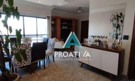 Apartamento com 3 dormitórios à venda, 140 m² - vila valparaíso - santo andré/sp