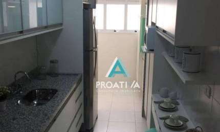 Apartamento à venda, 86 m² por R$ 816.000,00 - Vila Alzira - Santo André/SP