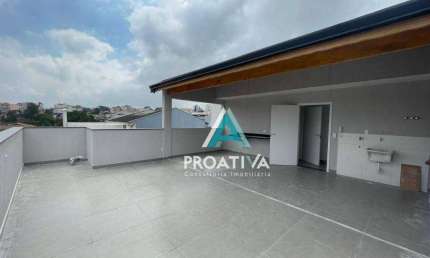 Cobertura com 2 dormitórios à venda, 86 m² - Jardim Pilar - Santo André/SP