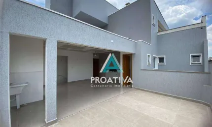 Cobertura com 2 dormitórios à venda, 108 m²  - Casa Branca - Santo André/SP