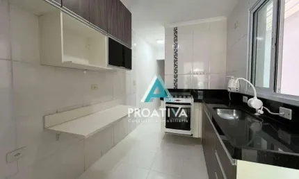 Apartamento com 2 dormitórios à venda, 54 m²  - jardim santo antônio - santo andré/sp