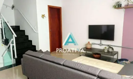 Sobrado com 3 dormitórios à venda, 128 m² por R$ 655.000,00 - Vila Valparaíso - Santo André/SP