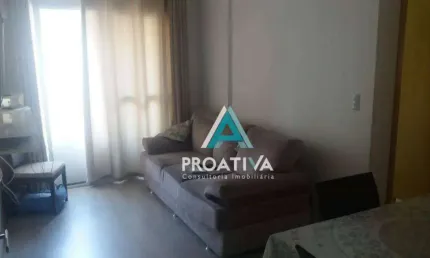 Apartamento com 2 dormitórios à venda, 51 m² - campestre - santo andré/sp