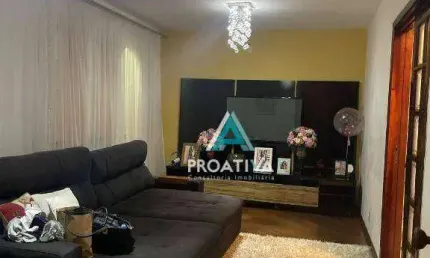 Sobrado com 3 dormitórios à venda, 219 m²- vila eldízia - santo andré/sp