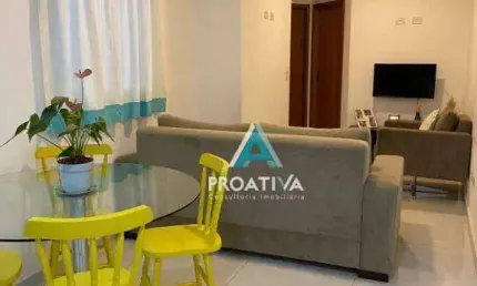 Cobertura com 2 dormitórios à venda, 110 m² por  - campestre - santo andré/sp
