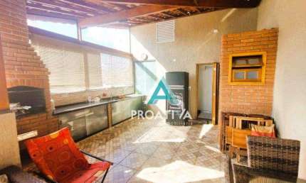Cobertura com 3 dormitórios à venda, 140 m² - Utinga - Santo André/SP