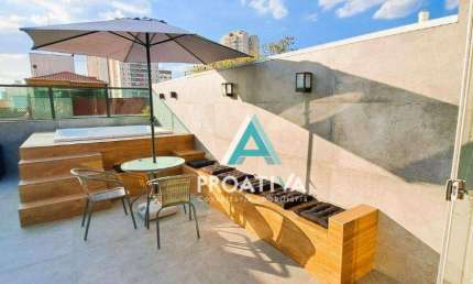 Cobertura com 3 dormitórios à venda, 150 m²  - Vila Valparaíso - Santo André/SP