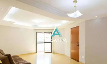 Apartamento com 3 dormitórios à venda, 98 m²  - vila valparaíso - santo andré/sp