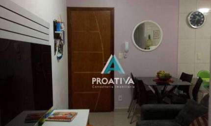 Apartamento com 2 dormitórios à venda, 55 m² - Parque das Nações - Santo André/SP