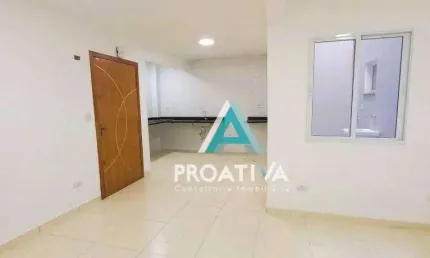 Apartamento com 2 dormitórios à venda, 58 m² - Vila Homero Thon - Santo André/SP