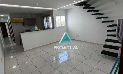 Cobertura com 3 dormitórios à venda, 121 m²- vila pires - santo andré/sp