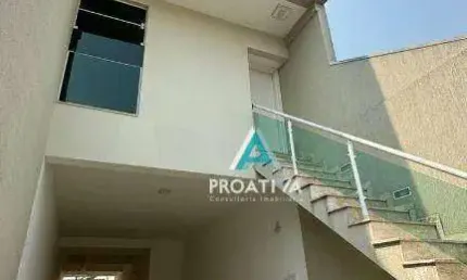 Sobrado com 3 dormitórios à venda, 181 m²- Vila Camilópolis - Santo André/SP