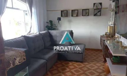 Sobrado com 3 dormitórios à venda, 196 m²- jardim do estádio - santo andré/sp