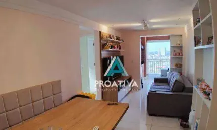 Apartamento com 2 dormitórios à venda, 60 m² - Vila Alzira - Santo André/SP