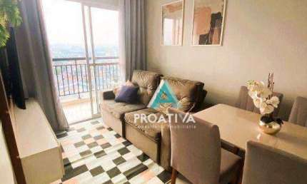 Apartamento com 2 dormitórios à venda, 51 m² - Utinga - Santo André/SP