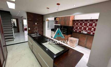 Sobrado com 3 dormitórios à venda, 149 m² - Campestre - Santo André/SP