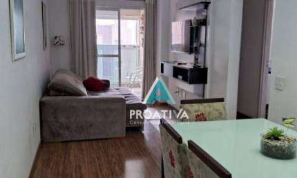 Apartamento com 3 dormitórios à venda, 84 m² - Vila Valparaíso - Santo André/SP