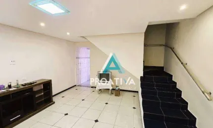 Sobrado com 3 dormitórios à venda, 185 m² por r$ 480.000,00 - jardim alzira franco - santo andré/sp