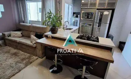 Cobertura com 3 dormitórios à venda, 140 m²- Vila Valparaíso - Santo André/SP