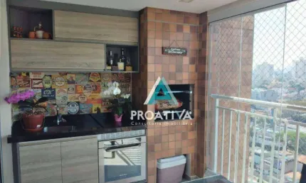 Apartamento à venda, 86 m² por r$ 750.000,00 - vila valparaíso - santo andré/sp