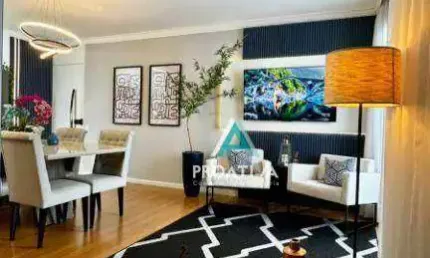 Apartamento com 2 dormitórios à venda, 64 m²- utinga - santo andré/sp