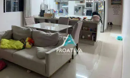 Apartamento com 2 dormitórios à venda, 60 m² - vila guarani - santo andré/sp
