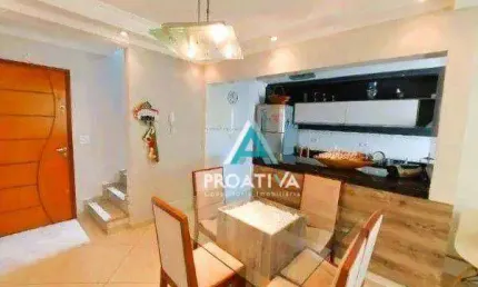Cobertura à venda, 168 m² por R$ 745.000,05 - Parque das Nações - Santo André/SP