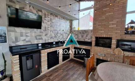 Cobertura com 2 dormitórios à venda, 114 m² - Jardim Paraíso - Santo André/SP