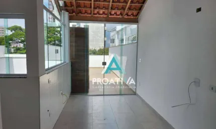 Cobertura à venda, 95 m² por r$ 530.000,00 - vila valparaíso - santo andré/sp