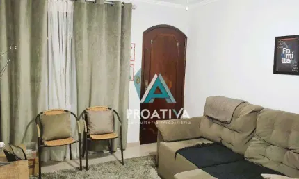 Casa com 4 dormitórios à venda, 124 m²- santa maria - santo andré/sp