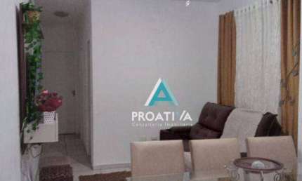 Apartamento com 2 dormitórios, 70 m² - venda por R$ 360.000,00 ou aluguel por R$ 2.580,00/mês - Parque Jaçatuba - Santo André/SP
