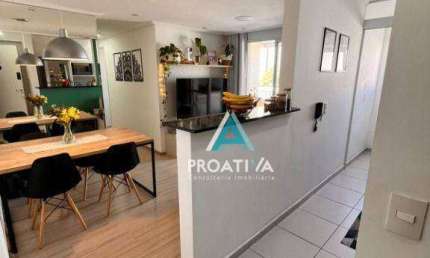 Apartamento com 2 dormitórios à venda, 53 m²  - Planalto - São Bernardo do Campo/SP